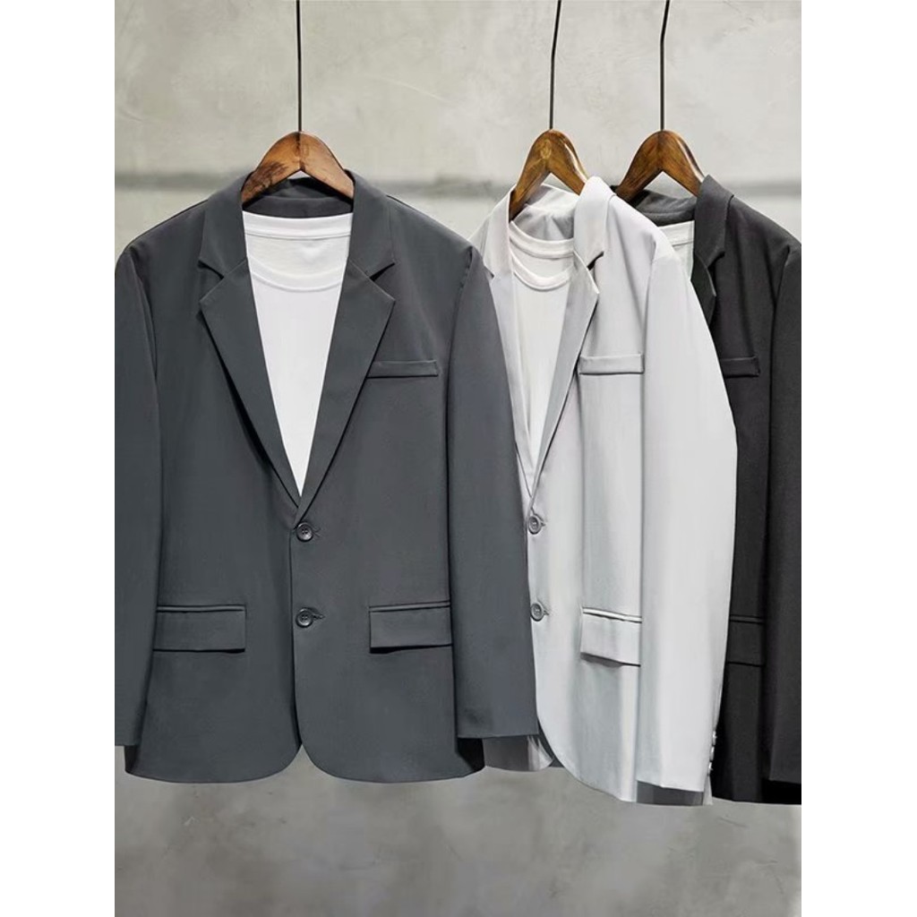 Outono cor sólida pequeno All-Match pequeno terno estilo britânico High-End trabalho terno masculino de negócios jaqueta