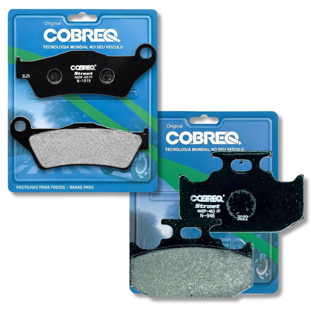 Kit Pastilhas de Freio Fz15 150 Abs Cobreq