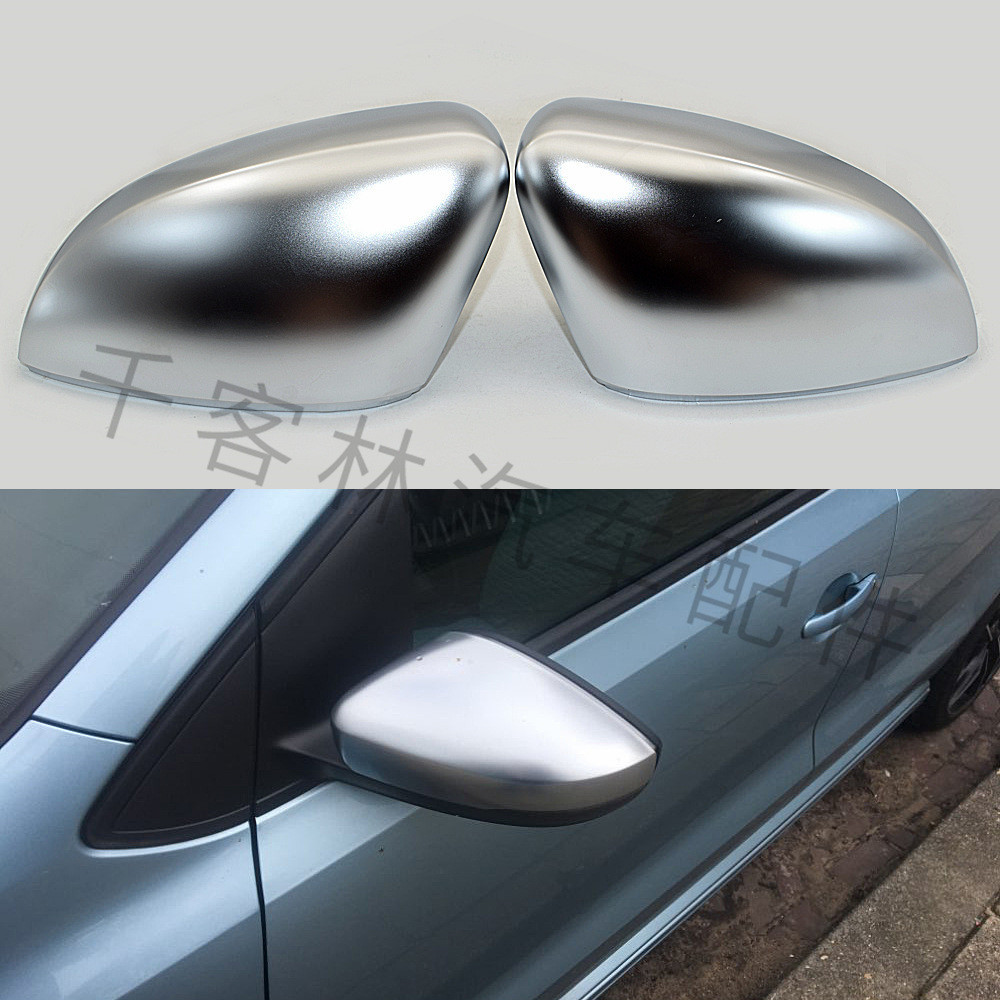 Adequado para Volkswagen POLO 6R 6C modificado galvanoplastia fosco Tremella espelho retrovisor escudo cromado espelho e
