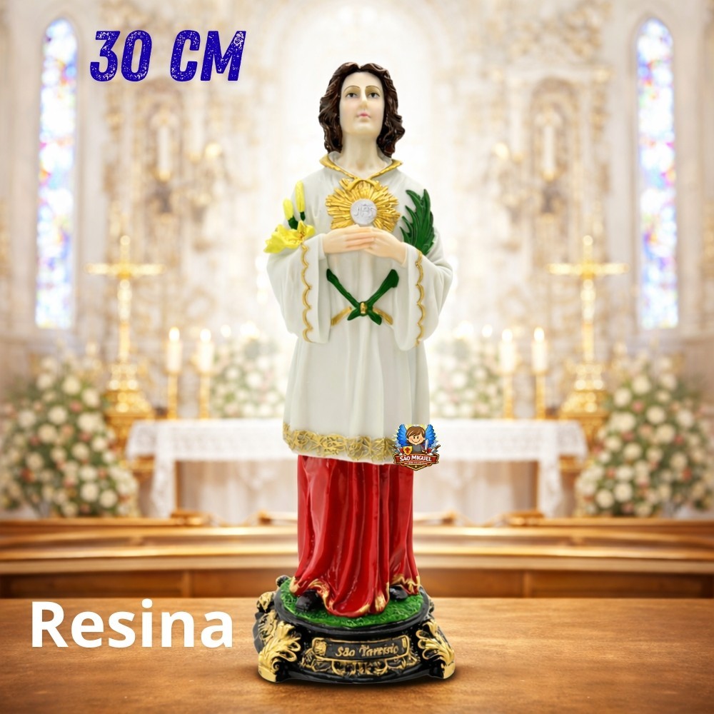 Imagem Sacra em Resina de São Tarcísio - 30 cm