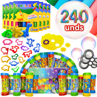 Kit Prenda Festa Junina Atacado Massa Bolha Sabão Cortador Animais Massinha Lembrancinha Infantil