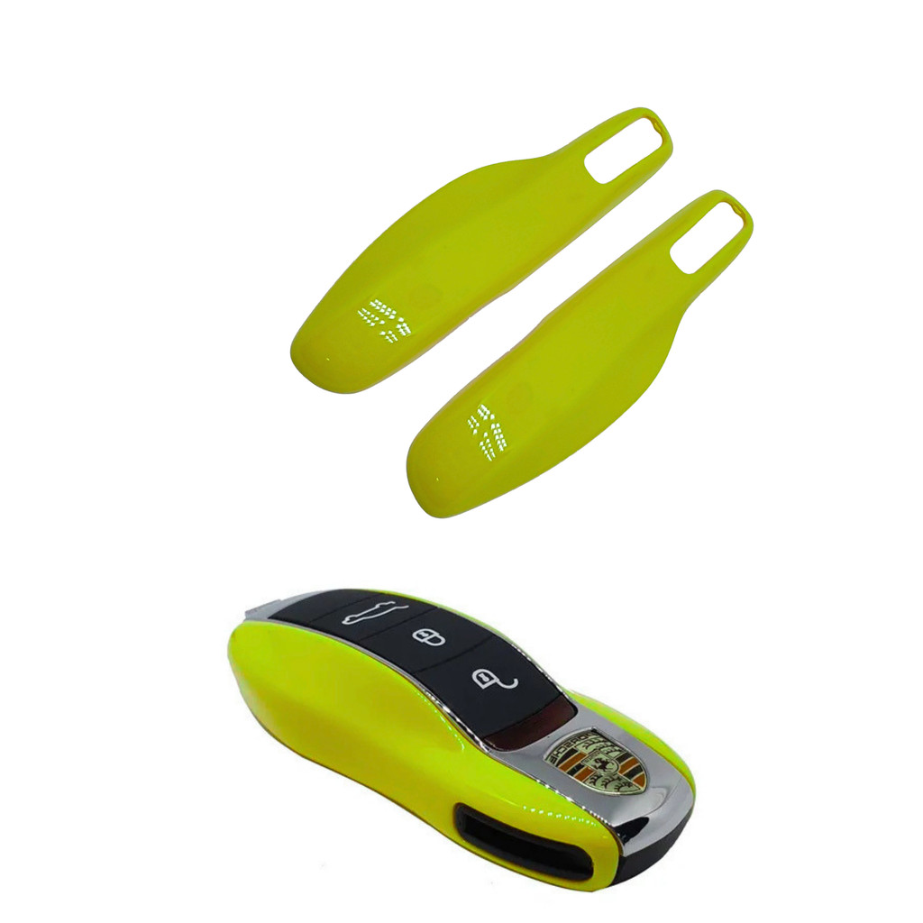 Capa Lat Lima p/ Chave Porsche 718 Boxster Cayman GTS GT4S