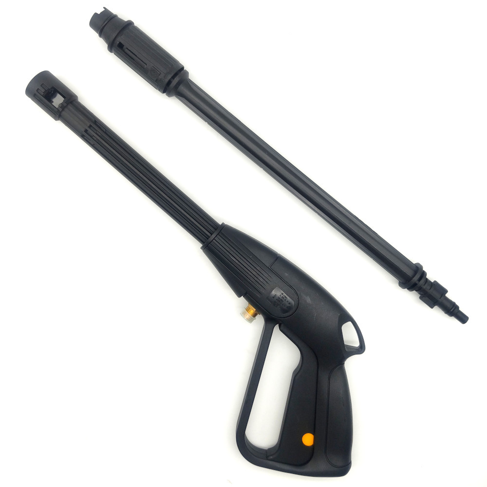Kit Pistola Gatilho com Lança Tubeira Bico Leque Lavajato Lavor Wash Jaguar Turbo