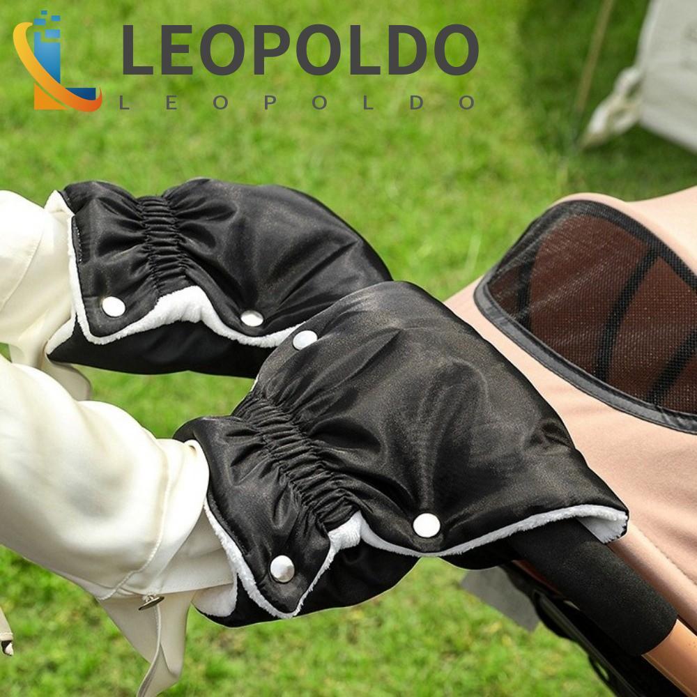 LEOPOLDO 1 Par De Luvas De Carrinho De Inverno , Corrimão De Veludo Macio À Prova D'água , Luva Espessada