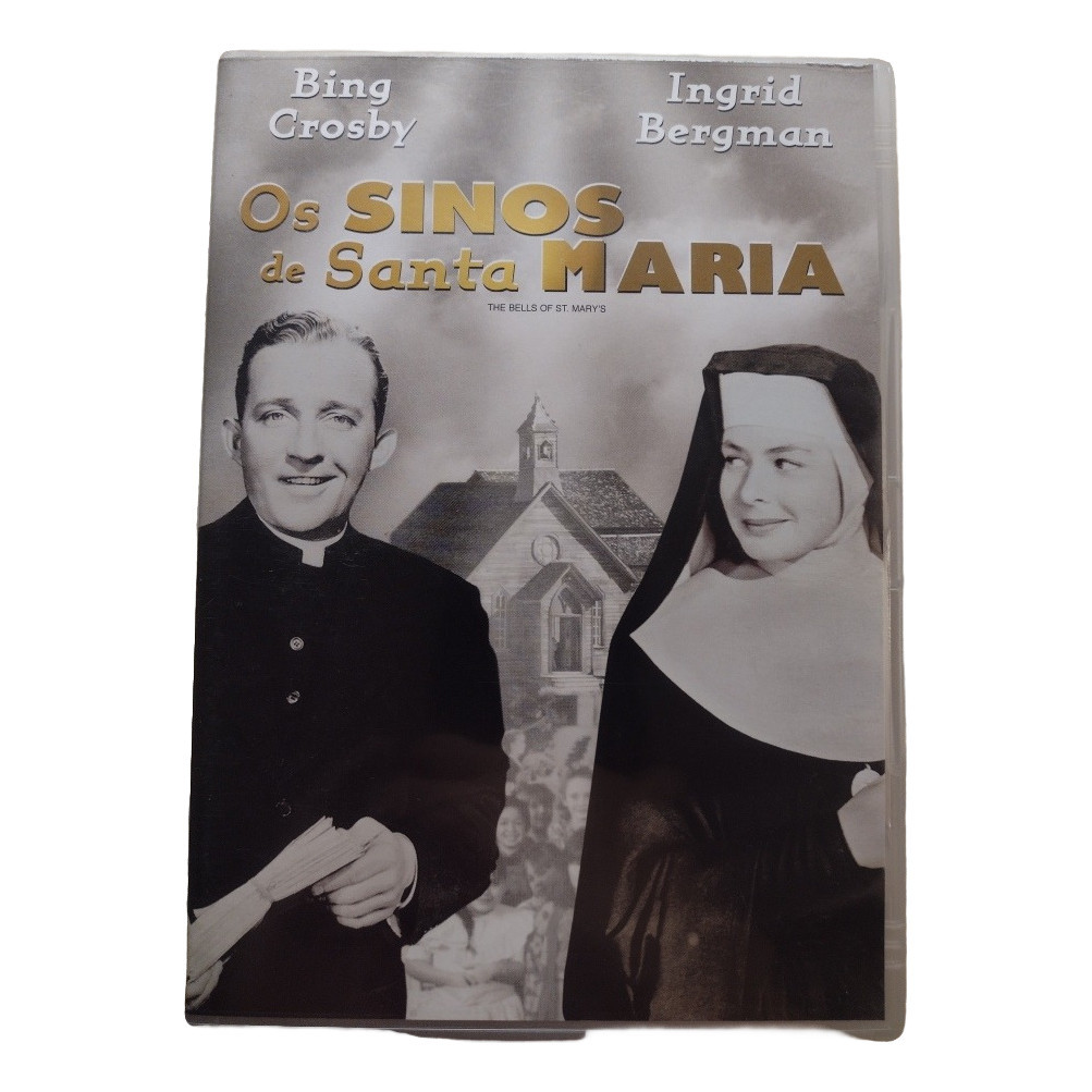 DVD Filme Os Sinos de Santa Maria 1945 Ingrid Bergman Bing Crosby
