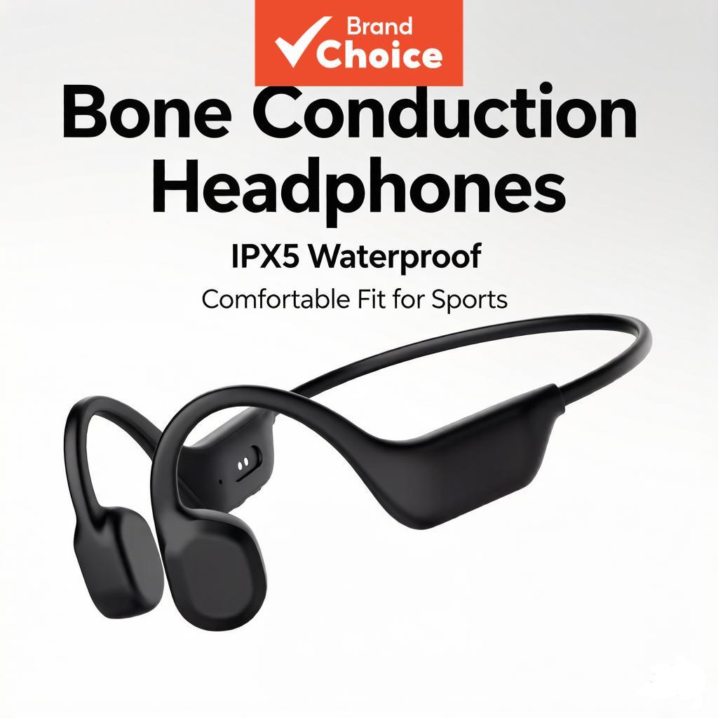  SPRISE X13 Fones de Ouvido com Condução Óssea, Fones Bluetooth 5.3, Fones de Ouvido Abertos sem Fio para Corrida e