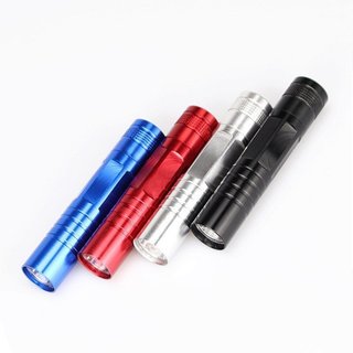 Mini lanterna LED com bateria AA, em liga de alumínio, lanterna de presente com logotipo, chaveiro com iluminação e prod