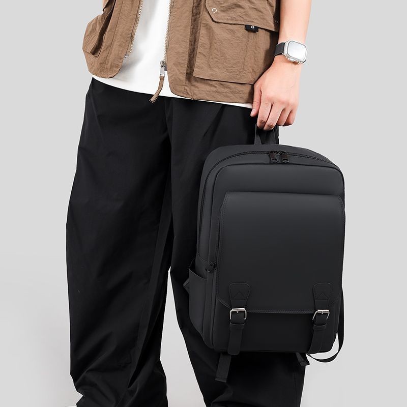 Mochila masculina prática nova textura negócios grande capacidade durável mochila de negócios viagem computador mochila