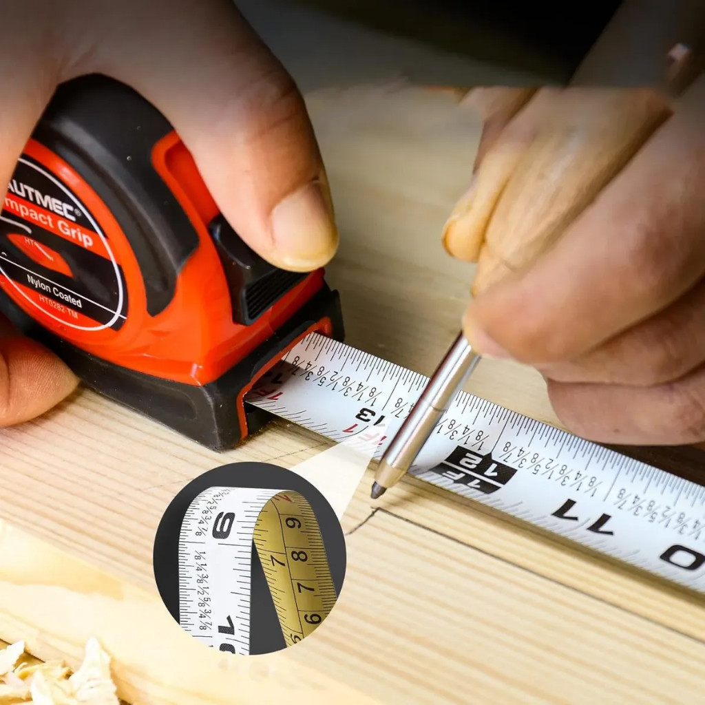 Fita Métrica Profissional JUMLEE De 10 Metros Com Trava Automática