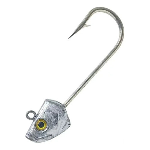Isca Cabeça De Shad Kruel 100g C/ Anzol M - Pesca De Garoupa