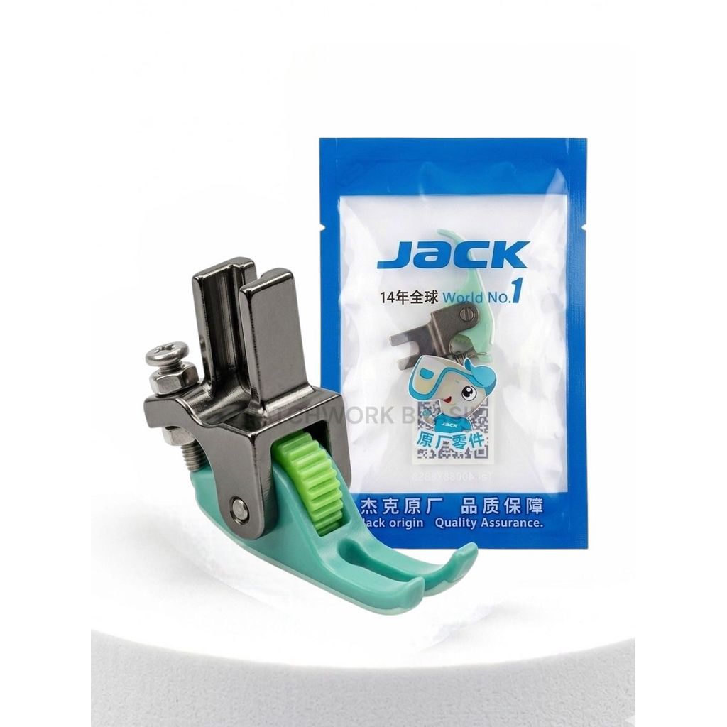 Calçador Original Jack P58 com Rolete Costura Sem Esforço e Acabamento Profissional em Tecidos Difíceis