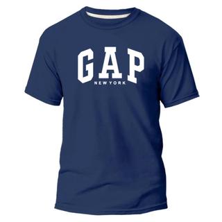 Camiseta Casual - GAP New York  - 100% Algodão Fio 30.1 - Camisa Alta Qualidade