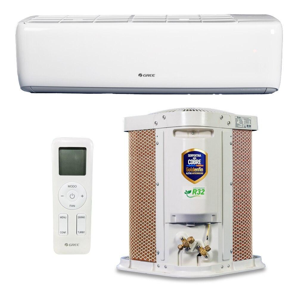 Ar-Condicionado Split Inverter 9000 BTUs Gree G-Top Auto Connection Quente e Frio GWH09ATB-D6DNA1A/GWH09ATB-D6DNA1A 220V