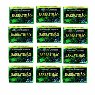 Kit com 12 - Sabonete Natural Barbatimão 90g Aroeira Cosmética | Limpeza Suave e Hidratação em Oferta na Shopee