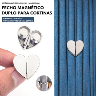 2/5/10 Pares De Suportes De Botão De Clipe De Cortina Magnética em Oferta na Shopee