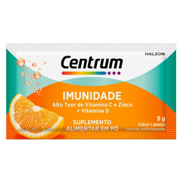Vitamina C Efervescente em Pó Centrum Laranja 5g