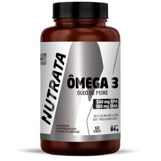 Ômega 3 Óleo De Peixe Pote Com 60 Capsulas Nutrata em Oferta na Shopee