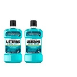 Kit 2 Antissépticos Bucal Listerine Cool Mint Hotelã 500ml Cada em Oferta na Shopee