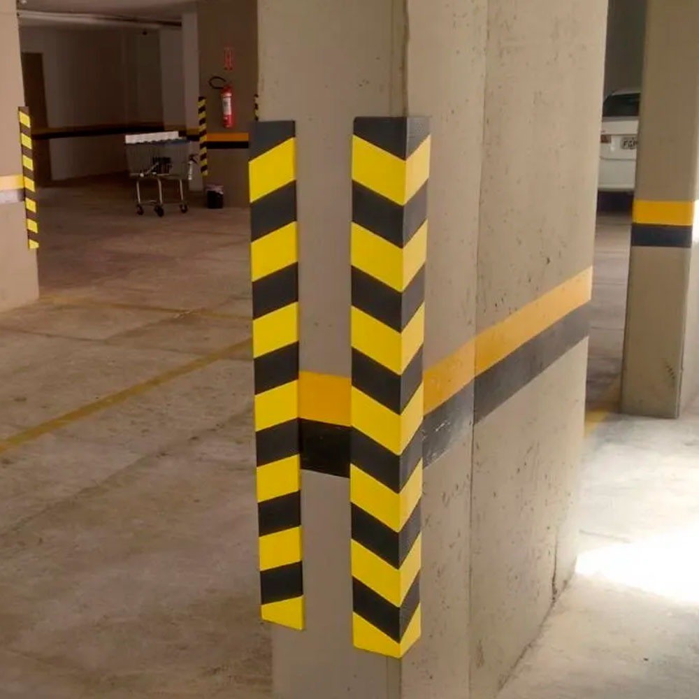 Detalhes do Protetor de coluna garagem estacionamento zebrado Simplefix