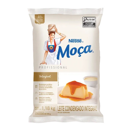 Bag Leite Condensado Integral Moça Profissional 1,18kg Nestlé