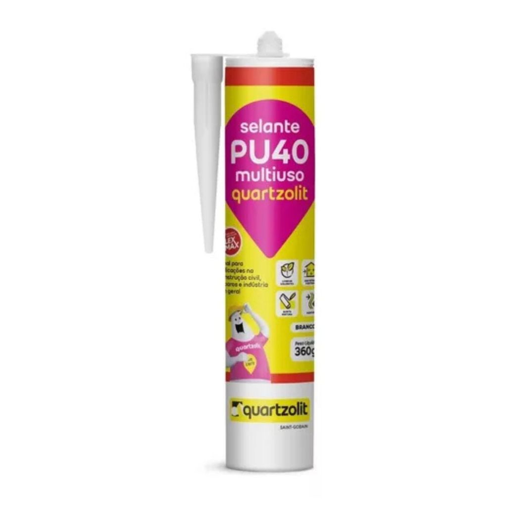 Selante PU40 Multiuso Branco 360g - Quartzolit em Oferta na Shopee