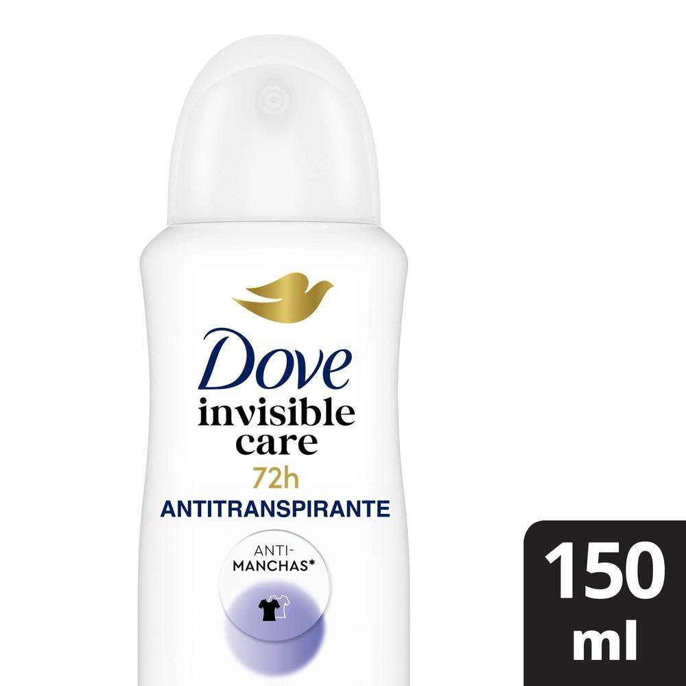 Desodorante Antitranspirante Aerossol Dove Invisible Care 150ml