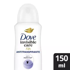 Desodorante Antitranspirante Aerossol Dove Invisible Care 150ml