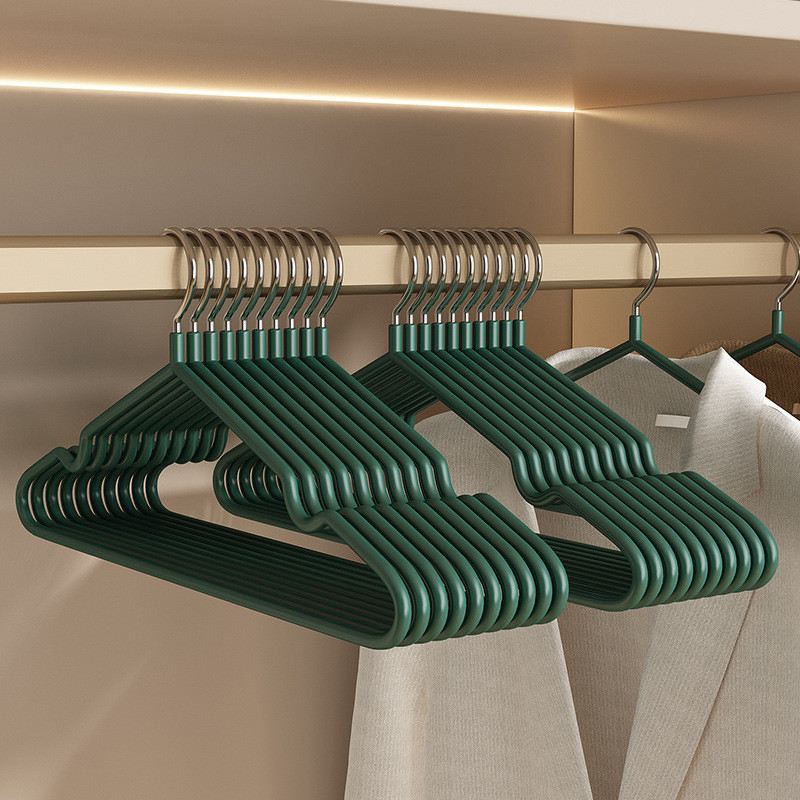 Kit 5/10/20PCS Cabides Emborrachado Antiderrapante 40cm de Metal Perfeitos para Roupas em Oferta na Shopee