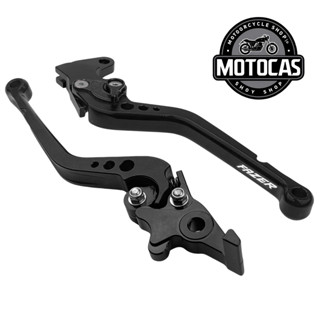 Manete Esportivo Longo Gravado a Laser Yamaha Fazer 150 250 Fz15 em Oferta na Shopee