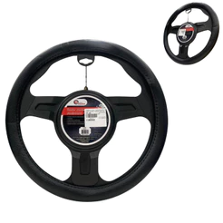 Capa De Volante Preta Antiderrapante 38cm Universal