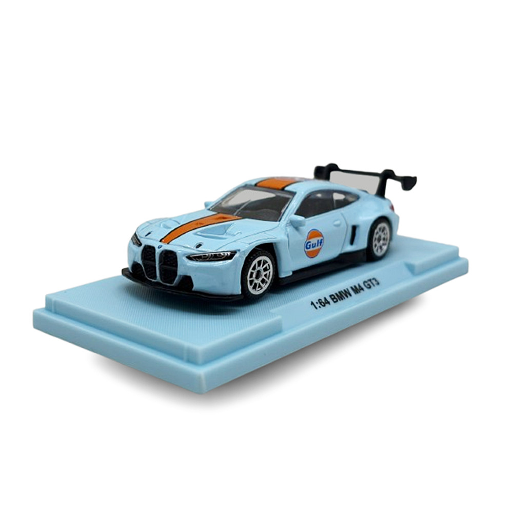 Miniatura Carro BMW M4 GT3 - Gulf - Azul - 1:64 - California Toys