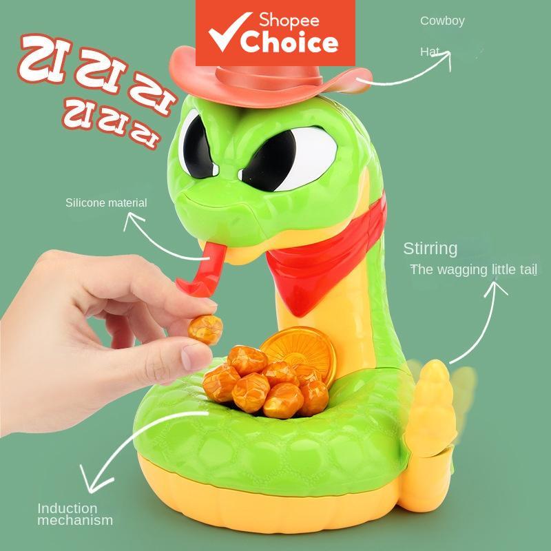 Brinquedo Cascavel Elétrico Chocalho Faminto Cobra Escavador De Ouro Brincadeira Brinquedos Para Crianças Presente Brinc