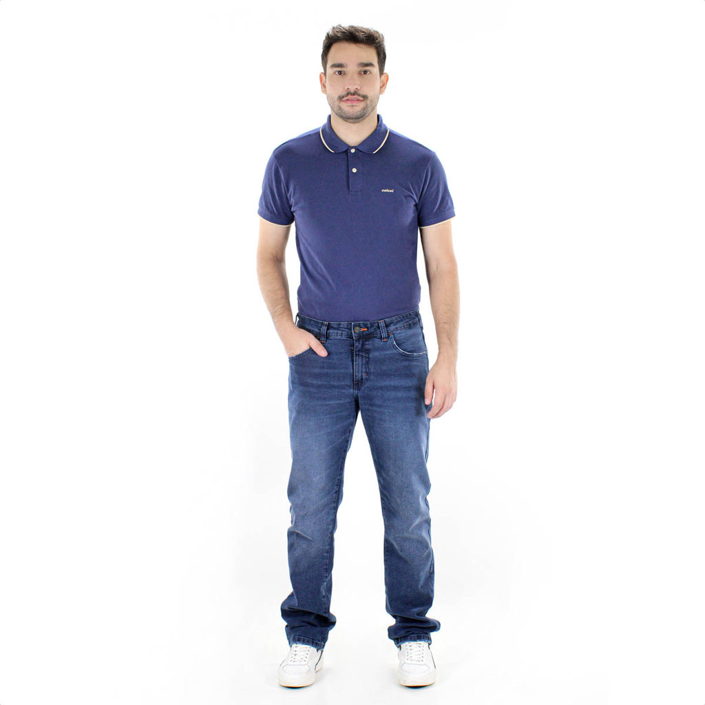 Calça Jeans Colcci Comfort Diamond Azul  - Masculino
