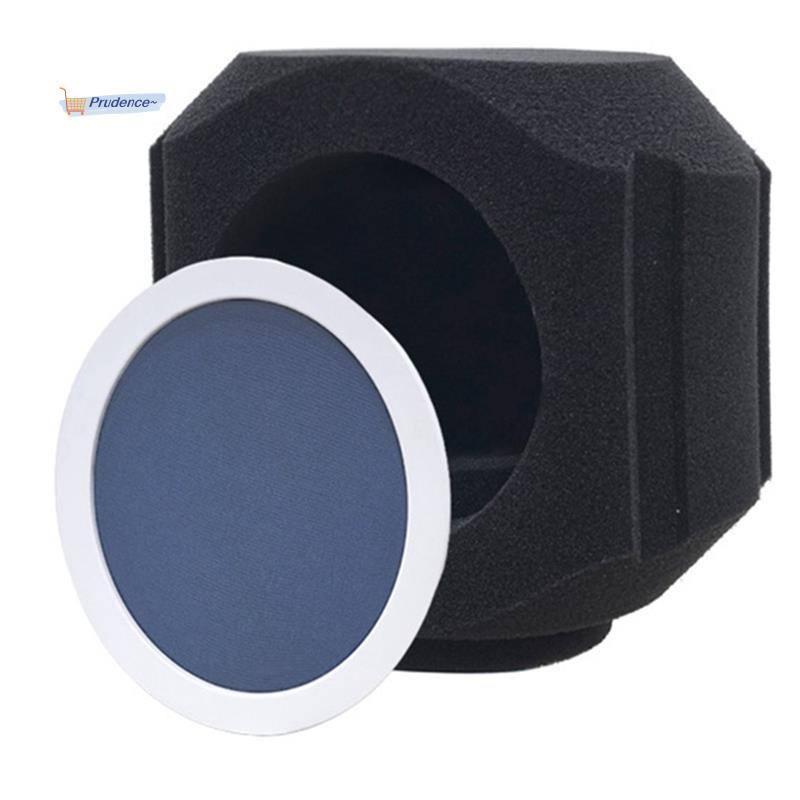 Escudo De Vento Filtro Acústico Microfone Isolamento Espuma Absorvente De Som Bola De Vocal Para Estúdios De Gravação Az
