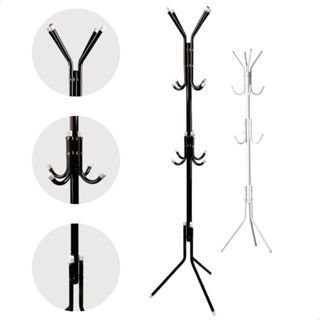 Mancebo Cabideiro Chão Roupas 12 Ganchos Organizador Casaco Chapéu