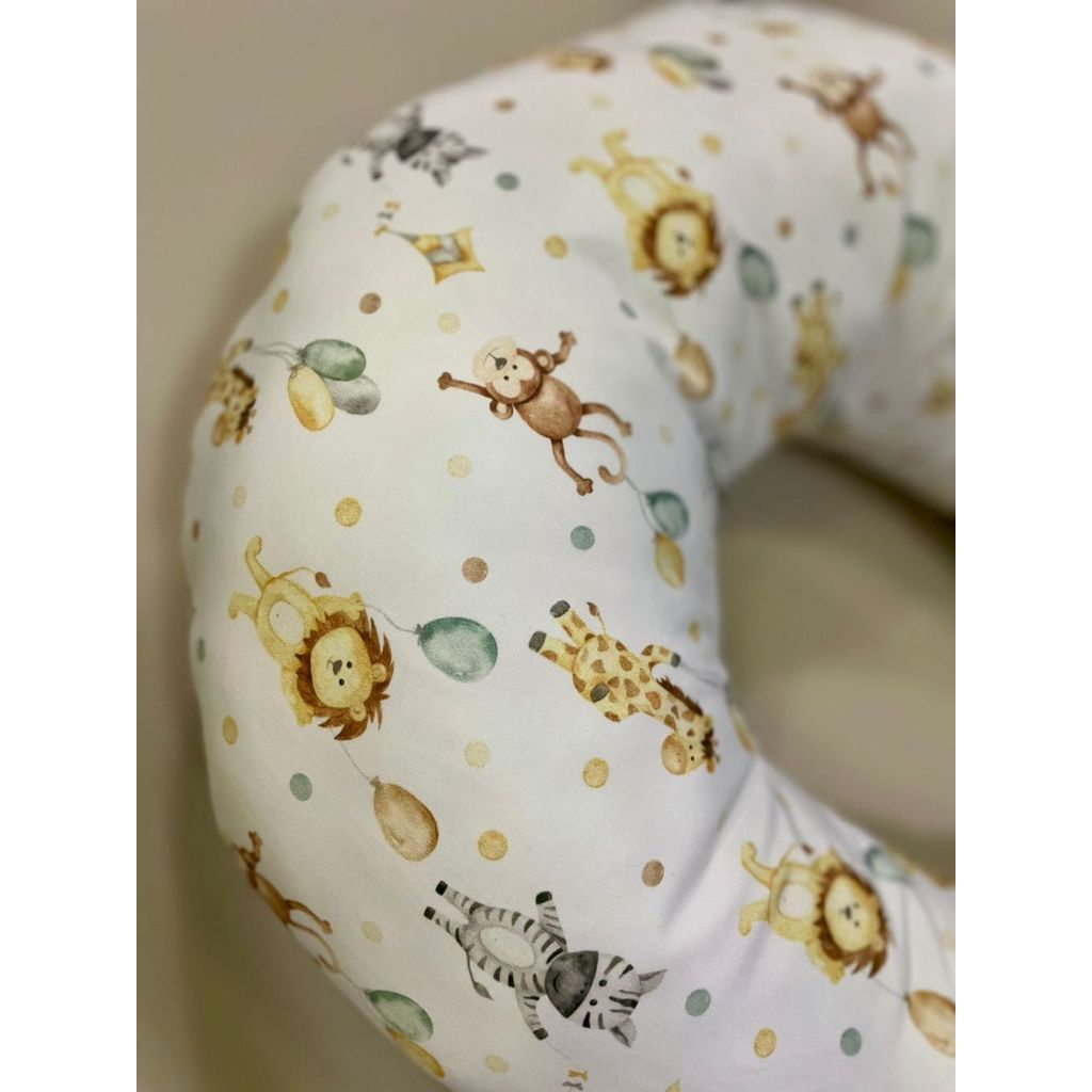 Almofada De Amamentação Ergonômica Estampas Premium Toque Macio E Conforto