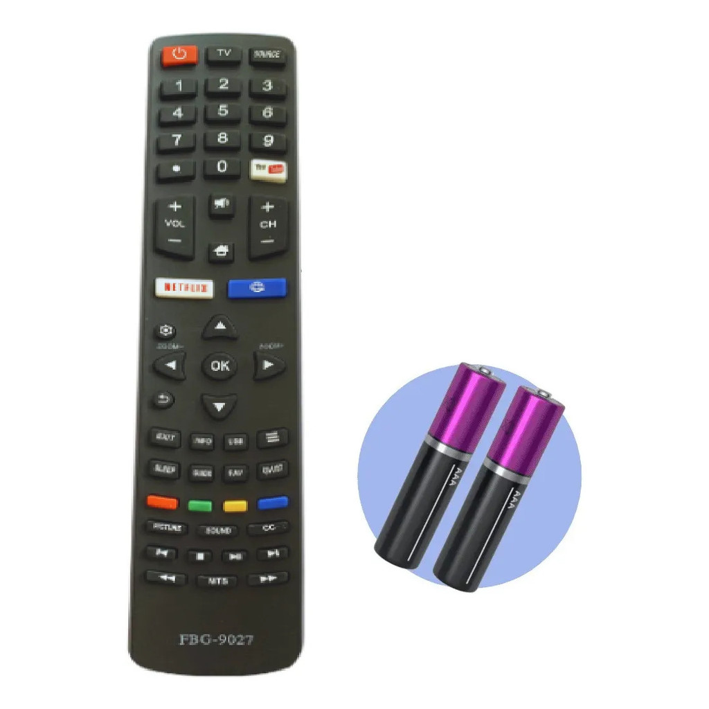 Controle Remoto Smart Compatível C/ Philco Netflix/ Yout