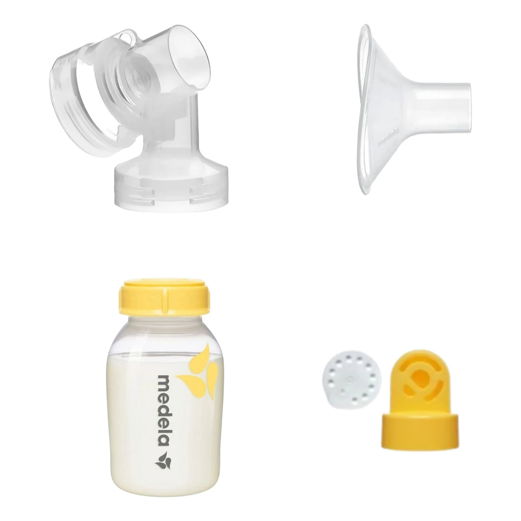 Kit Reposição Medela Conector+funil 27mm+frasco 150ml+valvul