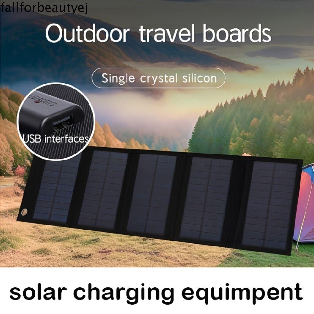 Painéis Solares FALLFORBEAUTYEJ , Painel De Carregamento Solar Portátil De 5V , Fotovoltaicos Duráveis