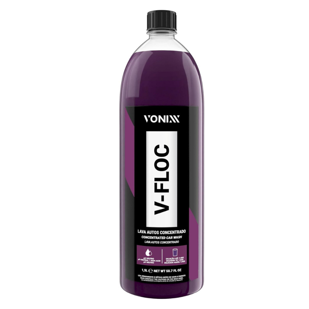Shampoo Automotivo Lava Auto Concentrado V-floc 1,5 L Vonixx Rende Ate 600 Litros