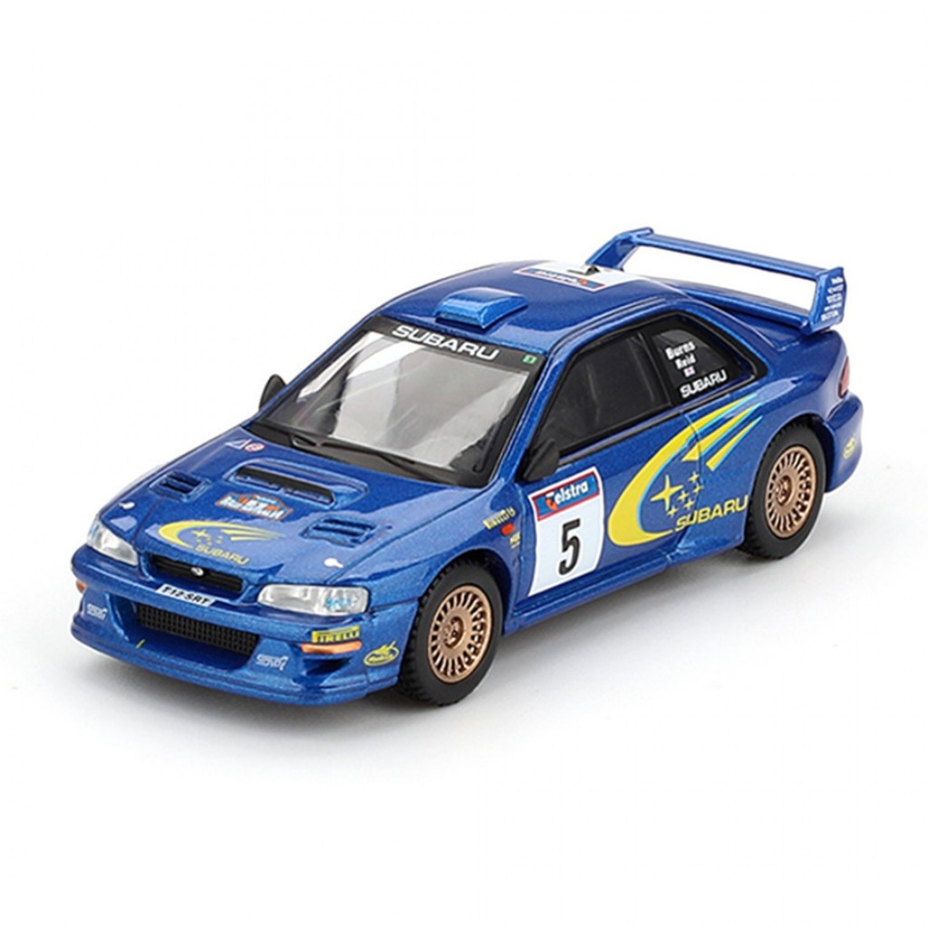 Mini GT MGT00986-L 986 1/64 Subaru Impreza WRC99 Campeão do Rali Australiano de 1999 #     5 Fundos Exclusivos para Mode