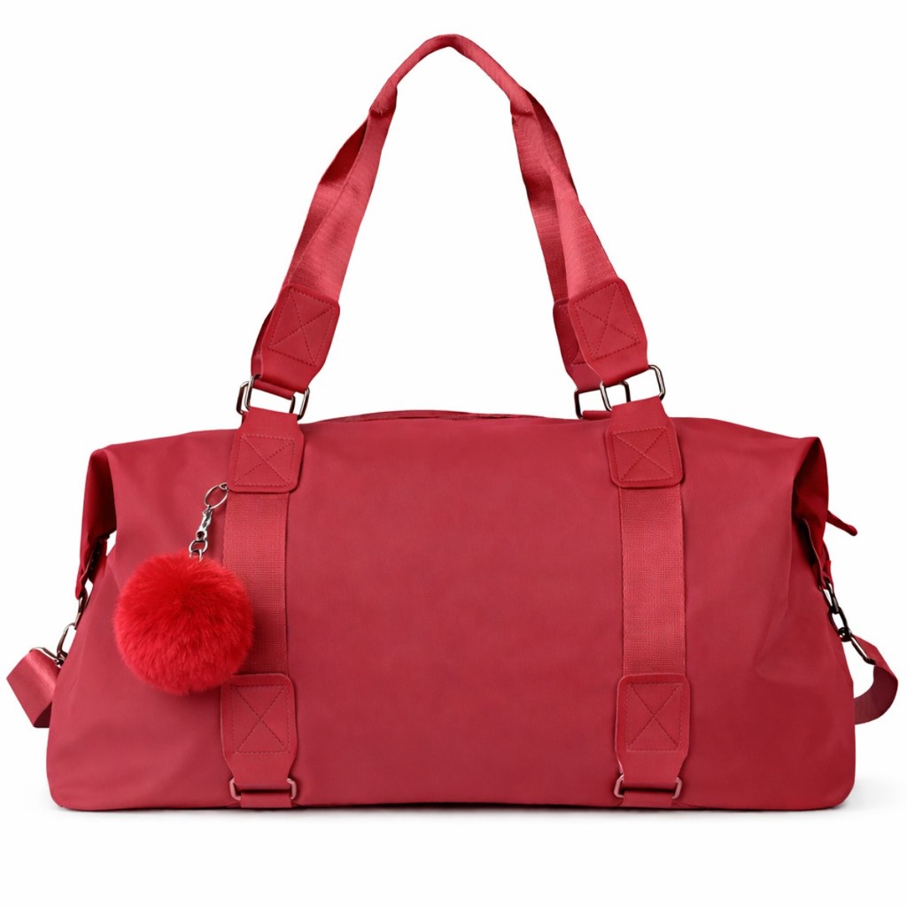 Bolsa de Viagem Grande Dobrável Impermeável com Alça Transversal – Várias Cores Com Chaveiro F P Ecom