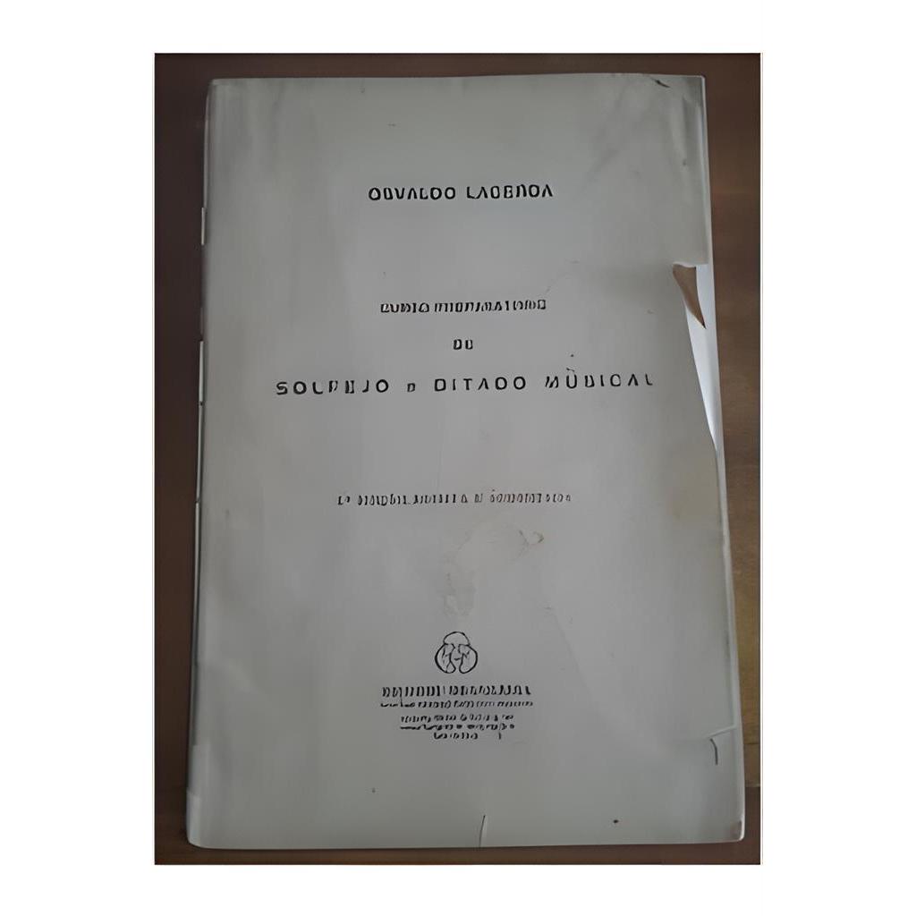 Curso Preparatório de Solfejo e Ditado Musical autor Osvaldo Lacerda