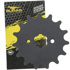 Pinhão de transmissão relação 15 dentes 520 CRF150 CRF230 XR200 CBX200 Strada Next250 Durag