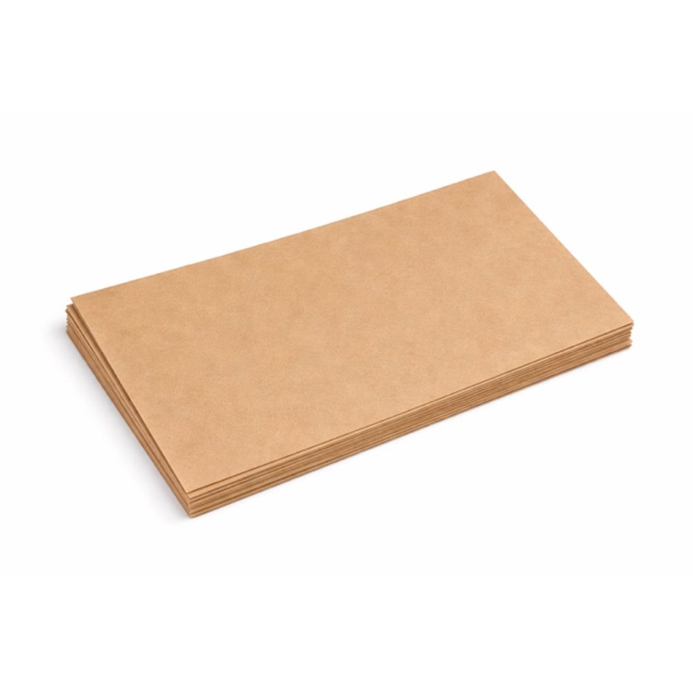 200 fls Papel Manteiga Marrom 33x25cm Antigordura Retangular