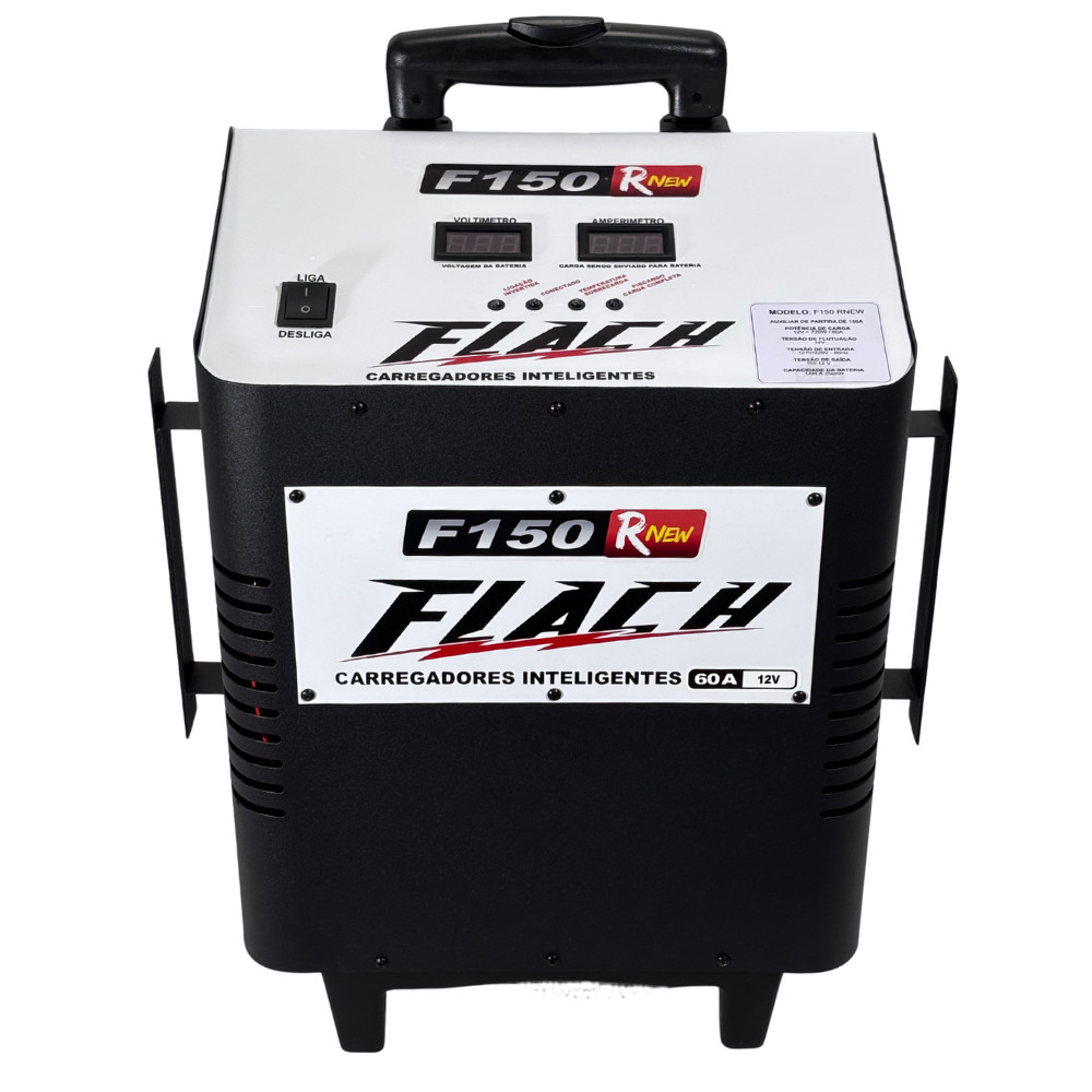 Carregador de Baterias F150 Rnew - 60 Ah - 12V Flach