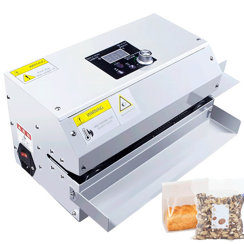 Máquina Seladora Continua Horizontal Embalagem Automática 6m/min Selar Portátil Alimento Profissional