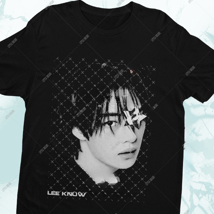 [Camiseta Premium em Algodão Puro]TT Camiseta SKZ Stray Kids Lee Know - 100% ALGODÃO