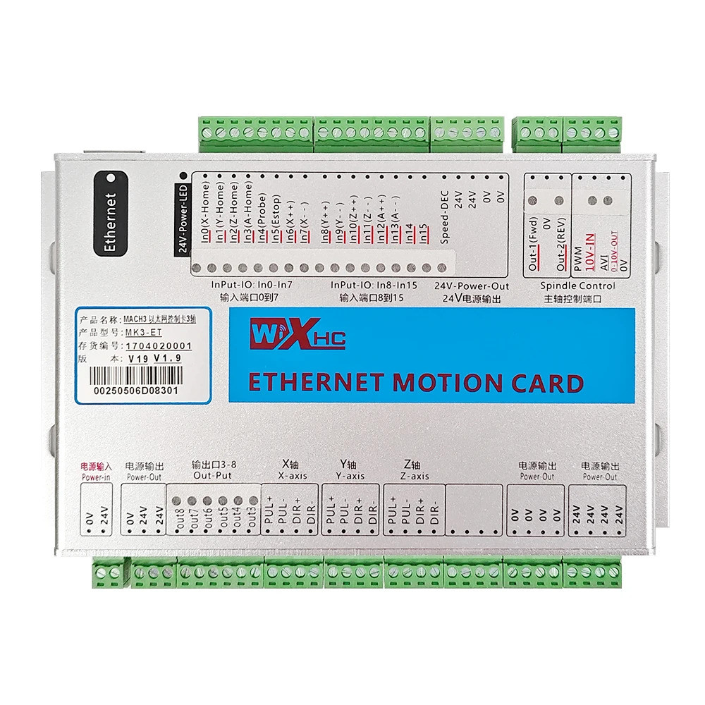 Alta Qualidade MK4-V Novo Mach3 3/4/6 Eixos CNC Ethernet Ou USB Mach 3 Controlador Para Automação