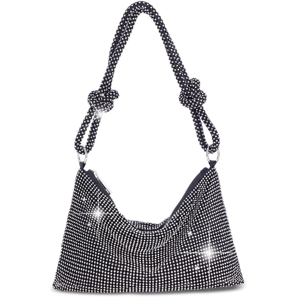 Bolsa clutch feminina dourada, carteira dourada com detalhes de diamantes, bolsa clutch para casamento e eventos noturno